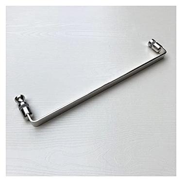 Imagem de Maçaneta de porta de vidro para chuveiro, maçanetas de porta de aço inoxidável resistentes, para banheiro e chuveiro, substitua maçanetas antigas ou danificadas