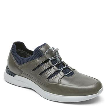 Imagem de Rockport Total Motion Active Ghillie Tênis masculino, Aço cinza, 7