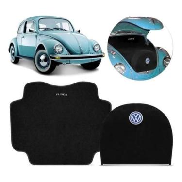 Imagem de Fusca Em Grande Estilo: Tapete Capô E Porta-malas - ZP, Preto