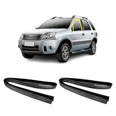 Imagem de Kit Borracha Vidro Canaleta Porta Dianteira Ecosport Até 12 - Disk Bor