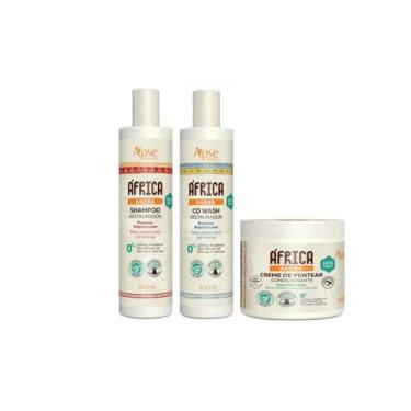 Imagem de Shampo e Condicionado E Creme de Pentear Africa Baoba Apse - Apse Cosm