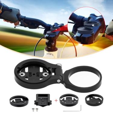 Imagem de Suporte de haste frontal para bicicleta - suporte ajustável compatível com Wahoo Elemnt, Garmin Edge, Bryton Rider, Stages Dash, Hammerhead Karoo e mais para computadores de bicicleta e acessórios de
