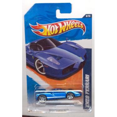 Imagem de Hot Wheels 2011-116/244 Nightburnerz 6/10 BLUE Enzo Ferrari 1:64 Scale