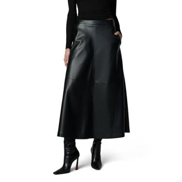 Imagem de Joe's Saia feminina de couro vegano The Tavi, Preto, 3