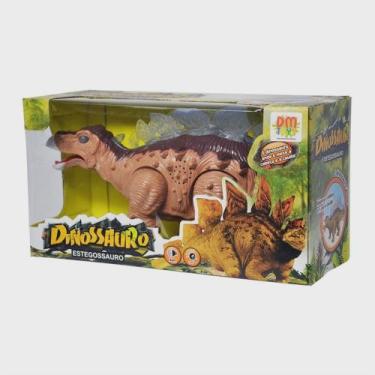 Imagem de dinossauro estegossauro Com Movimento Luz e Som . - toy king