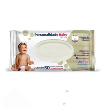 Imagem de Toalhas Umedecidas Personalidade Baby Total Care 50 Uni 20x15
