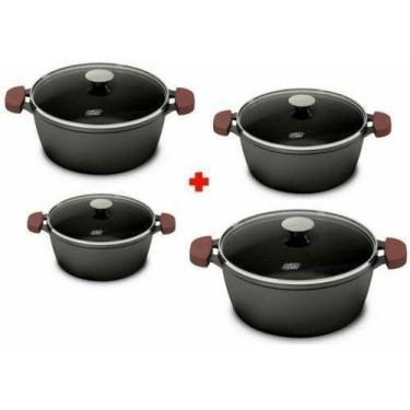 Imagem de Conjunto Panelas Ferro Fundido 4 Peças (18,20,22 E 24) Mta