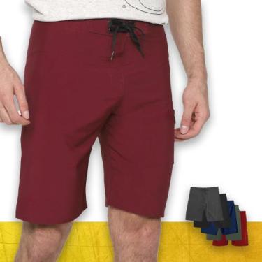 Imagem de Shorts SURF LISO Mauricinho Bermuda Praia Academia Tactel Verão 1043 -