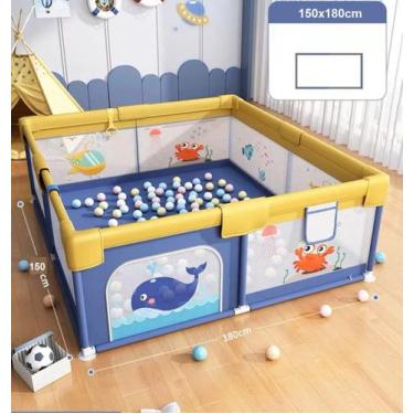 Imagem de Cercadinho Grade De Proteção Infantil Desenho Chiqueirinho - Pró baby,