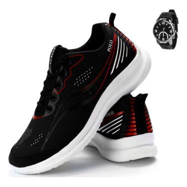 Imagem de Kit Tenis Sport Macio Confortavel Leve Academia + Acessorios - Tênis E