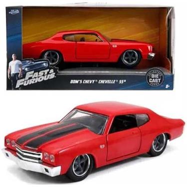 Imagem de Velozes E Furiosos Chevrolet Chevelle SS Dom's Jada 1/32, Vermelho