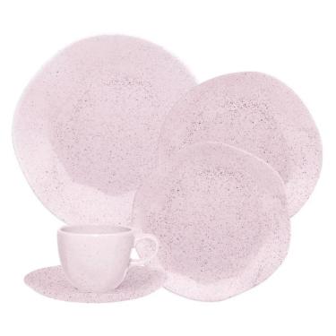 Imagem de Jogo De Jantar Em Porcelana Ryo Com 20 Peças Oxford Pink Sand