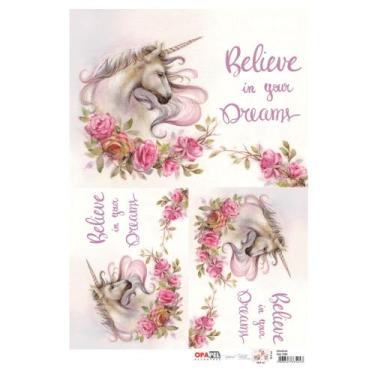 Imagem de Papel Decoup. 2384 Unicornio - OPA