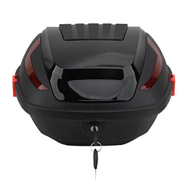 Imagem de Mala de viagem para motocicleta 32L novo carro elétrico motocicleta porta-malas ABS grande capacidade caixa de armazenamento de porta-malas remoção de uso geral caixa de bagagem para motocicleta (D)