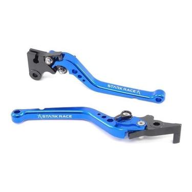 Imagem de Manete Esportivo Longo Stark Race Yamaha Fazer 250 Fazer250, Azul