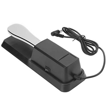 Imagem de Pedal de sustentação universal, pedal de piano para teclado, pedal de sustentação para piano digital midi, sintetizador de piano eletrônico