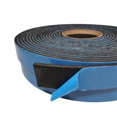 Imagem de Fita Adesiva Cola Vedação Janela Porta 30 X 5 Mm - 10 Metros Borrachas