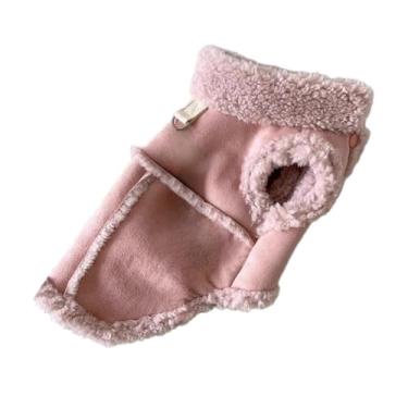 Imagem de Baoblaze Colete de inverno para cachorro, jaqueta de neve para cachorro com anéis D para cachorro pequeno Medum, casaco quente de inverno, jaqueta para animais, Rosa, Xs