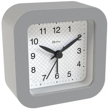 Imagem de Despertador Quartz Herweg Ref: 2655-024 Cinza Quadrado