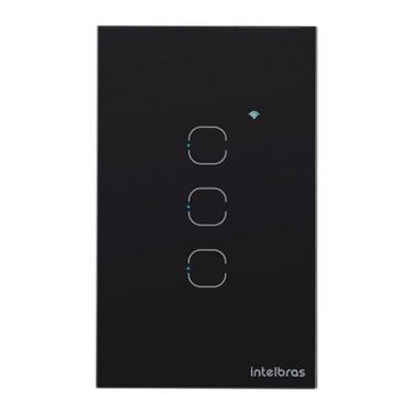 Imagem de Interruptor Smart Touch Intelbras Ews1003 Wi-fi Com 3 Teclas