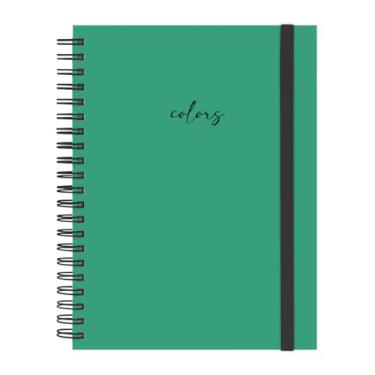 Imagem de Caderno Universitário Plus Solid Colors Verde 12 Matérias