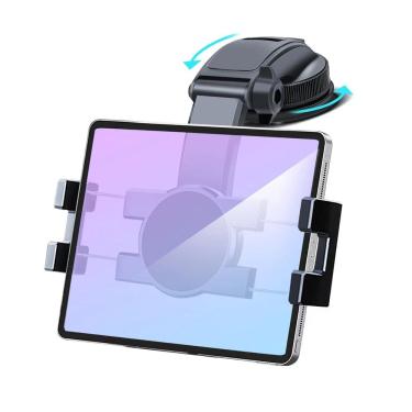 Imagem de Suporte para montagem em tablet para painel de carro Porfortop 360° giratório