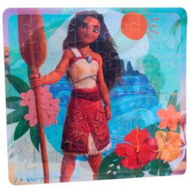 Imagem de Quebra Cabeça Moana 3D Princesa Disney Moana 2 Maui 48 Pçs - Etitoys, 
