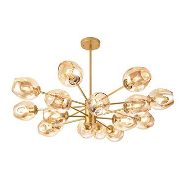 Imagem de LILINWAN Lustres Sputnik de metal 12, lustre