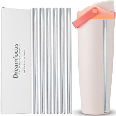 Imagem de Dreamfocus Canudo de metal de aço inoxidável de substituição para Owala FreeSip Sway 850 g