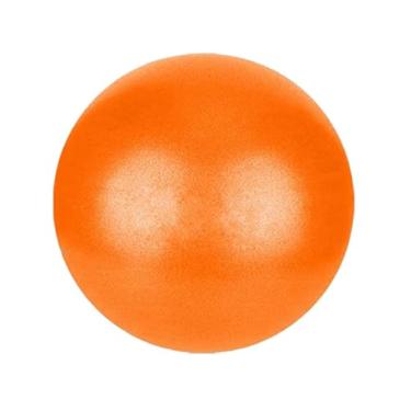 Imagem de JUFANGFIN Bola de exercícios de Pilates de 22 cm para ioga, barra, fitness e fisioterapia, mini bola de equilíbrio para exercícios em casa (laranja)