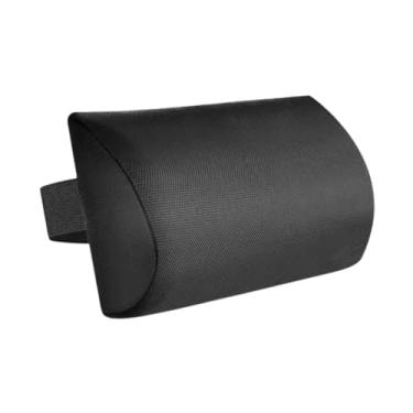 Imagem de IEUDNS Chaise Lounge Cabeça travesseiro de travesseiro de colapso macio com elástico Reclinner Pillow para encadernos para cadeiras de escritório Jardim da, Preto