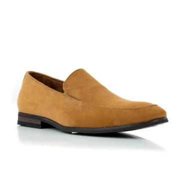 Imagem de Ferro Aldo Mocassins masculinos Dylan MFA19671 Classic Moc-Toe, Camurça mel, 13