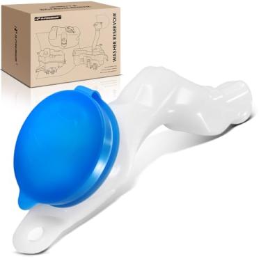 Imagem de A-Premium Tubo de enchimento de reservatório de fluido para lavador de para-brisa compatível com Honda Fit 2015-2020 - com tampa e pescoço de enchimento