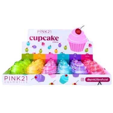 Imagem de PINK21 LIP BALM CUPCAKE CS5006 24UN DISPLAY