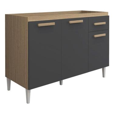 Imagem de Balcão De Pia Vitória 2000313 Atacama Grafite - Aramóveis