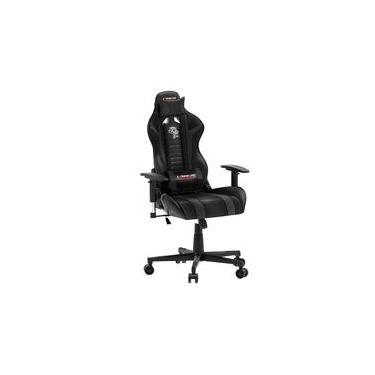 Imagem de Cadeira Gamer Black Hawk, Até 140kg, Com Almofadas, Reclinável, Preto - CH05BK