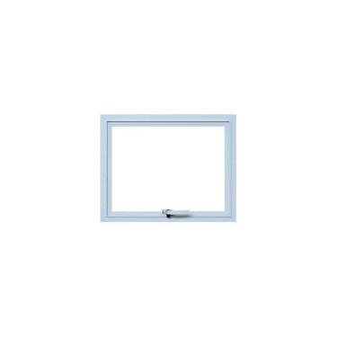 Imagem de Janela 1 Módulo Vidro Segurança 6m 80cm x 80cm Fábrica do Alumínio Maxim-Ar Branco