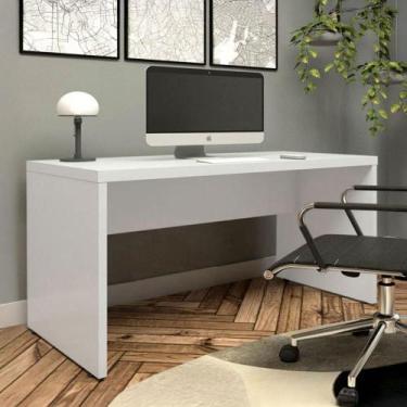 Imagem de Escrivaninha para Estudos 1,50m x 60cm Pé Painel Branco F5 - F5 Office