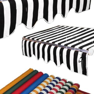 Imagem de Toldo De Pátio Tecido De Substituição Superior Guarda-sol Exterior Canopy Cloth, 6.5ft 10ft 13ft 20ft 23ft Tampa Superior De Substituição De Sombra De Sol, Color-d, 13x8.2ft (4mx2.5m)