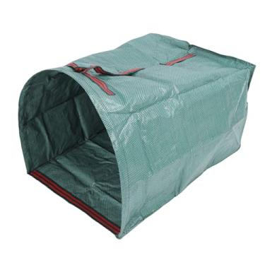 Imagem de Diydeg Saco de resíduos de quintal, 2pcs 200L Grande coletor de bolsas de jardim do tipo de gramado com luvas de jardinagem e suporte, lixo de jardim reutilizável para folhas, grama