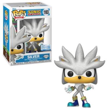Imagem de Boneco Funko Pop! Sonic The Hedgehog - Silver - Candide