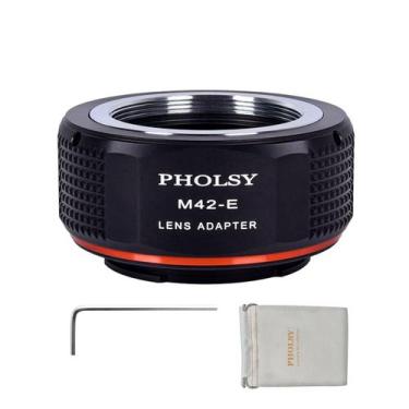 Imagem de Adaptador de lente PHOLSY M42 42 42 mm para montagem Sony E