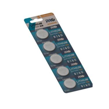 Imagem de Kit Com 5 Baterias de Lítio PQBA-CR 2025 - 3V Proeletronic