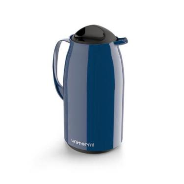 Imagem de Garrafa Térmica Mesa Veneza Unitermi 1 Litro Café Chá, Azul