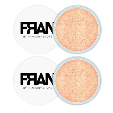 Imagem de Kit 2 Pó Facial Solto Plush Fran By Franciny Ehlke Cor 02