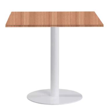 Imagem de Mesa Pisa Beta Fratini Disco Redondo Branco Tampo MDP