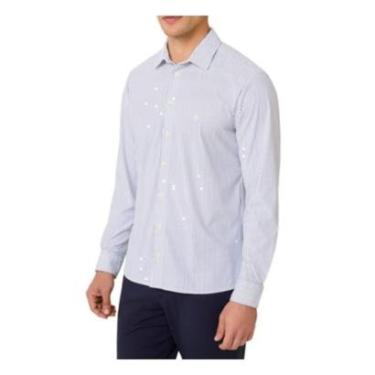 Imagem de Camisa Masculina Dudalina ML Slim Performance Azul - 531143-Masculino