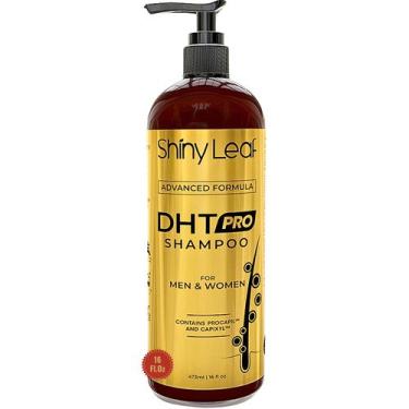 Imagem de Shampoo Shiny Leaf DHT Pro, fórmula avançada, antiadelgaçante