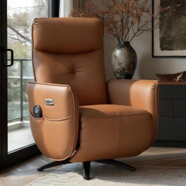 Imagem de Poltrona de Massagem Reclinável Elétrica com Aquecimento Bravinni L07 