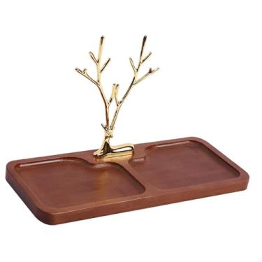 Imagem de Kuntesetty Bandeja organizadora de cosméticos, porta-chaves, organizador para celular e relógios de mesa de cabeceira.